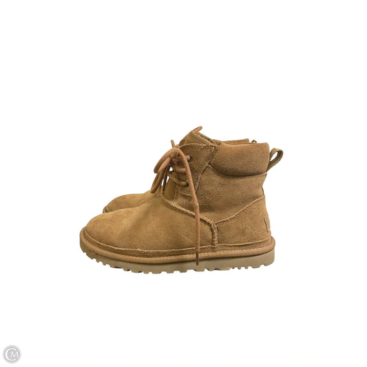 Slippers Designer By Ugg In Brown, Size: 6