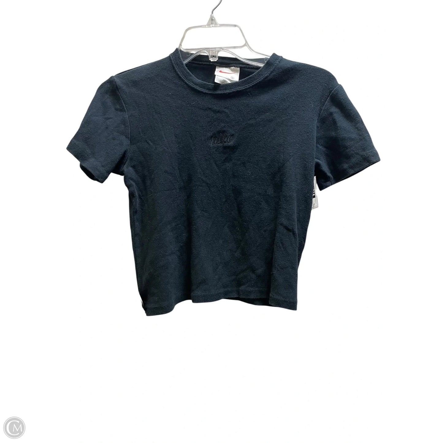 Top Short Sleeve By Nike Apparel In Black, Size: S