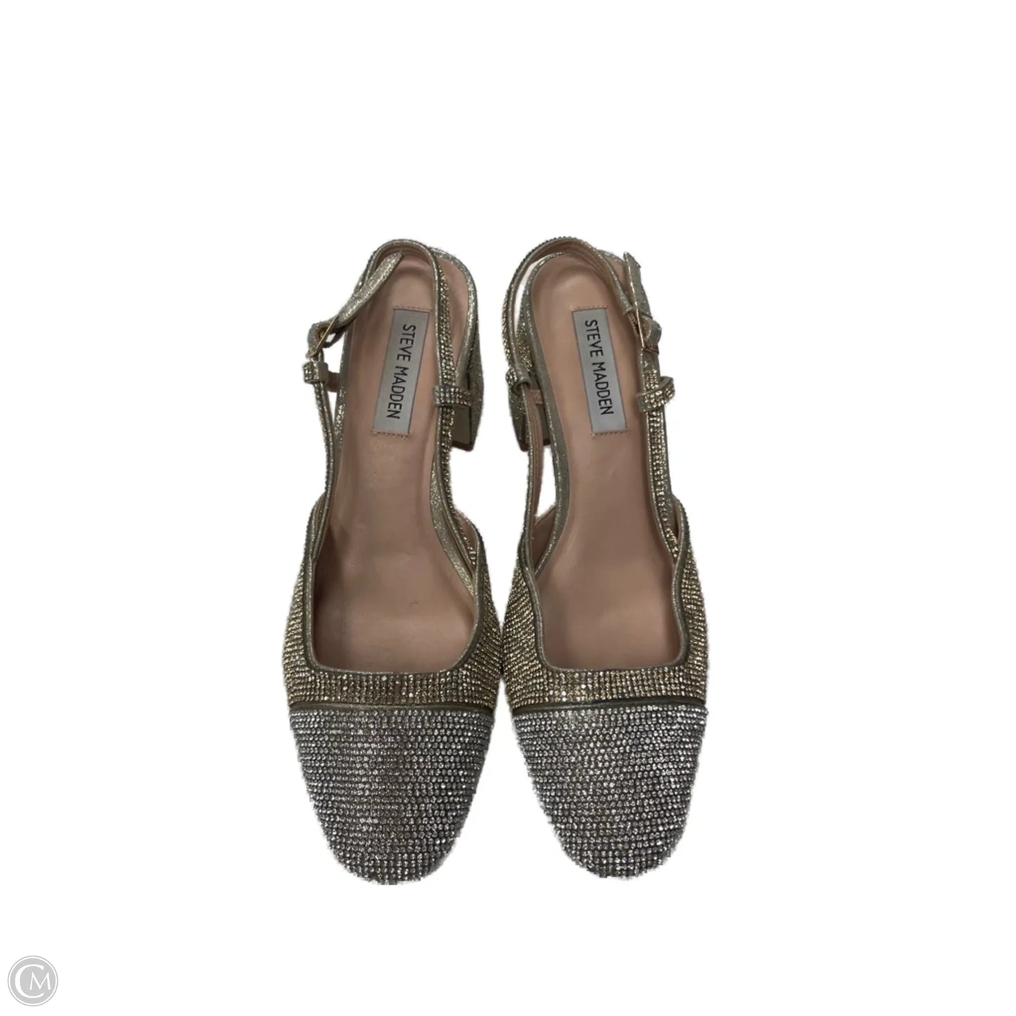 Shoes Heels Block By Steve Madden In Gold, Size: 7.5