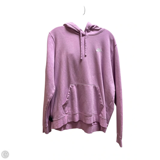 Sweatshirt Hoodie By Nike Apparel In Purple, Size: Xl
