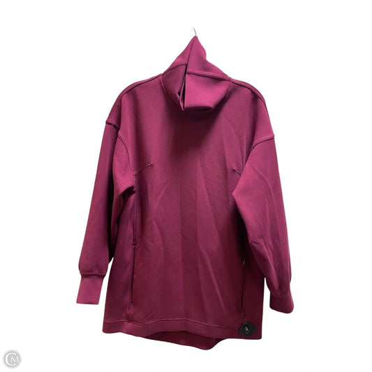 Sweatshirt Collar By Lululemon In Maroon, Size: 6