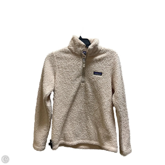 Sweatshirt Collar By Patagonia In Cream, Size: Xs