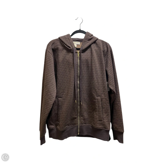 Sweatshirt Designer By Michael Kors In Brown, Size: S