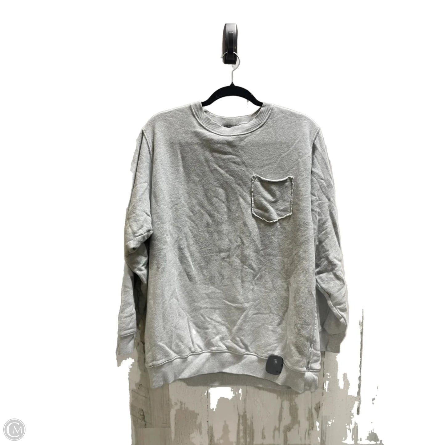 Sweatshirt Crewneck By Aerie In Grey, Size: S