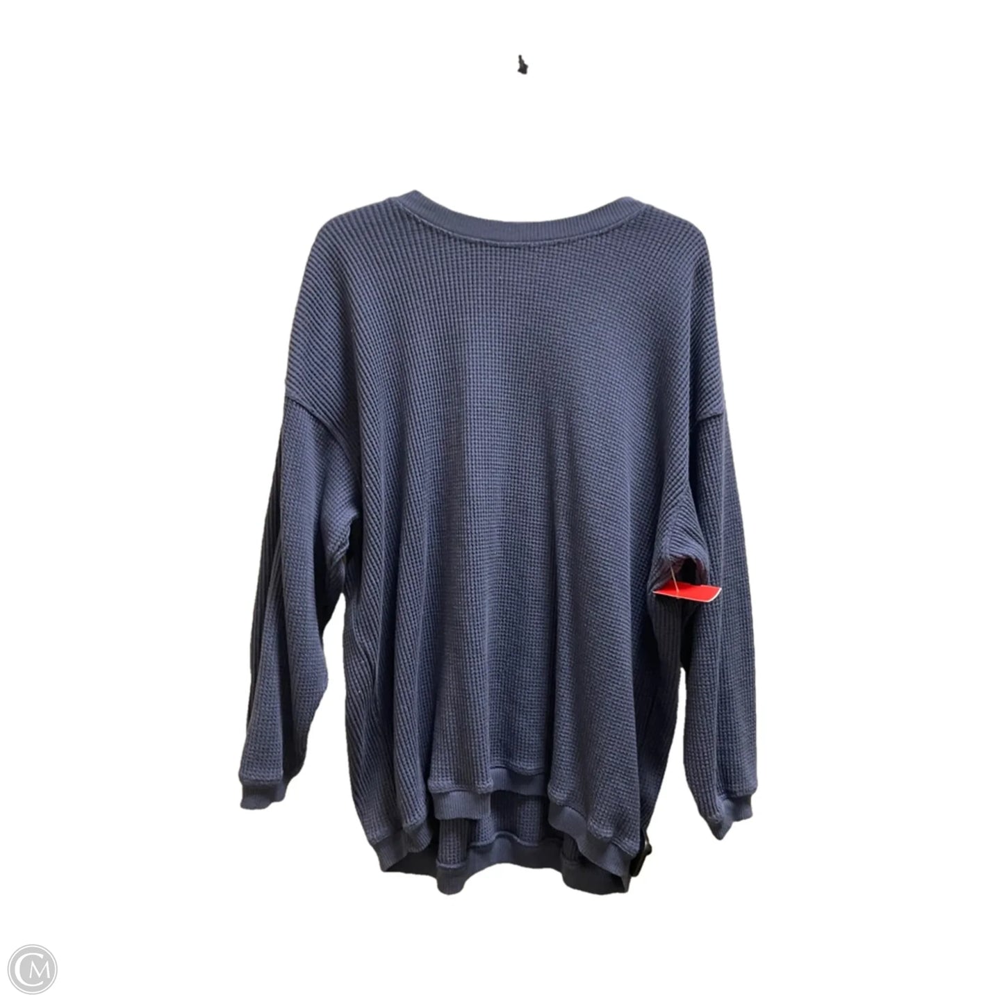 Top Long Sleeve By Aerie In Blue, Size: S