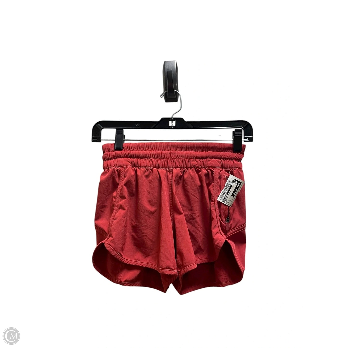 Athletic Shorts By Lululemon In Red, Size: Xs