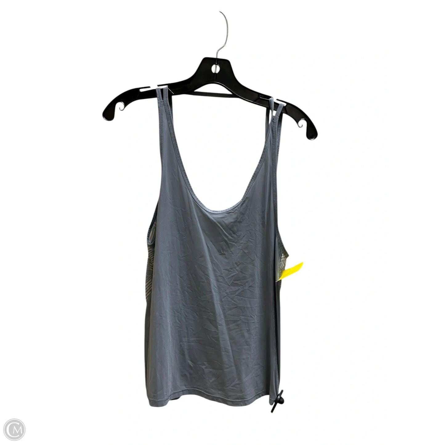 Athletic Top Short Sleeve By Lululemon In Grey, Size: 6