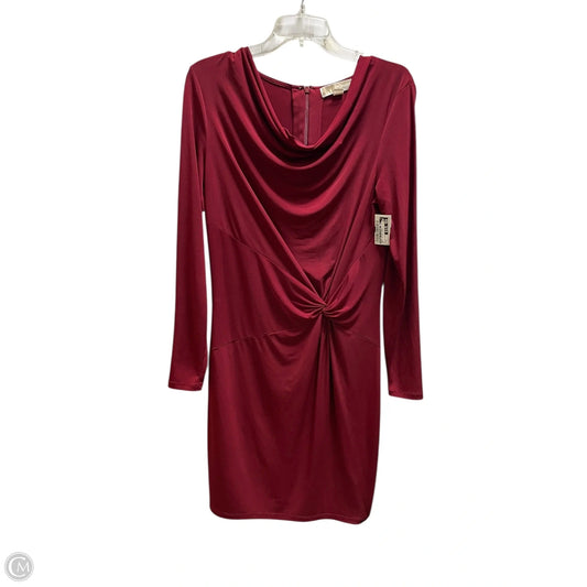 Dress Casual Midi By Michael By Michael Kors In Red, Size: S