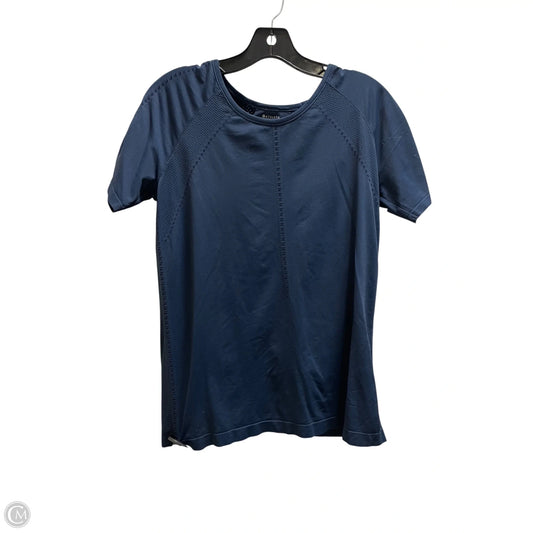 Athletic Top Short Sleeve By Athleta In Navy, Size: L