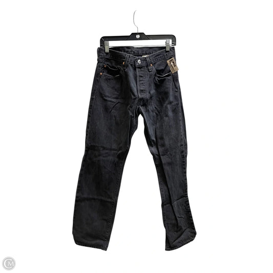 Jeans Straight By Levis In Black, Size: 6