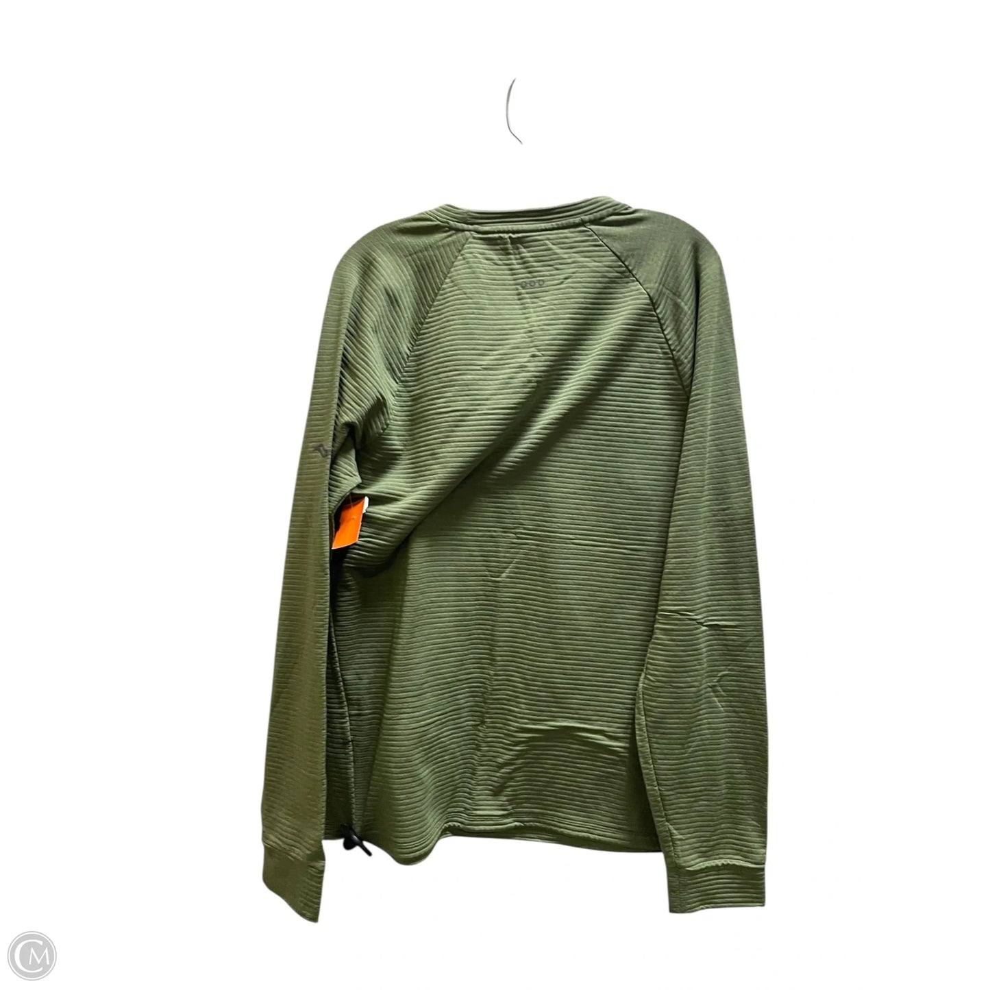 Top Long Sleeve By Saucony In Green, Size: L