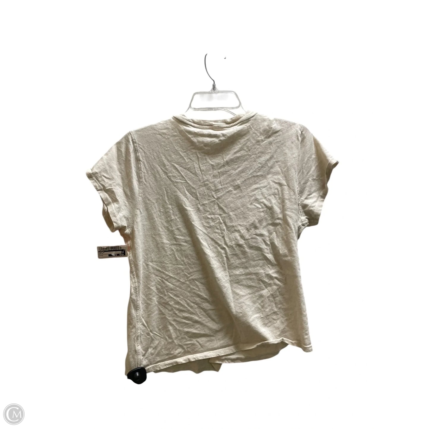 Top Short Sleeve By Aerie In Beige, Size: L
