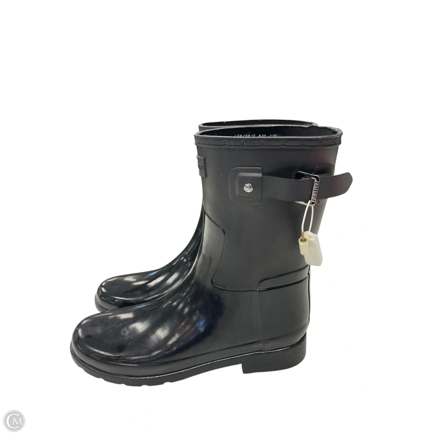 Boots Rain By Hunter In Black, Size: 9