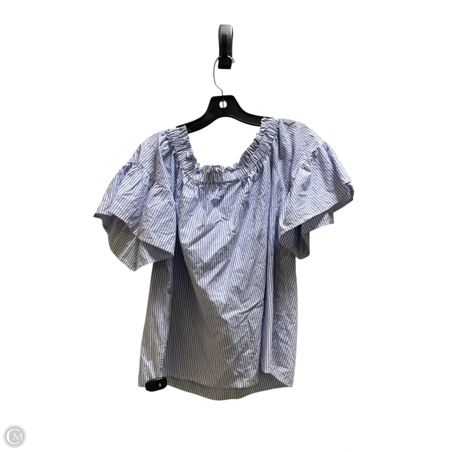 Top Short Sleeve Designer By Kate Spade In Blue, Size: M