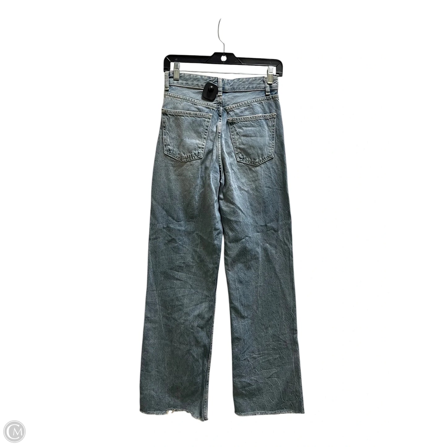 Jeans Straight By Zara In Blue Denim, Size: 2