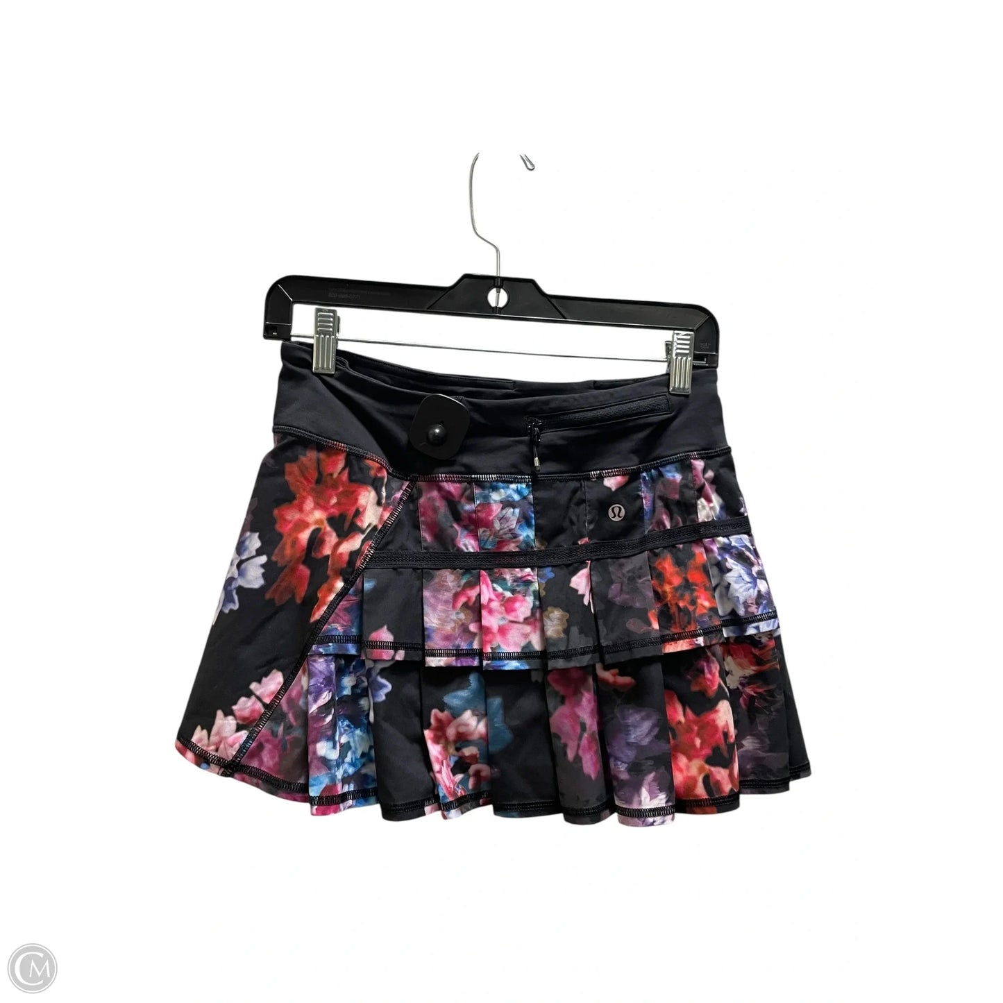 Athletic Skort By Lululemon In Black, Size: 4