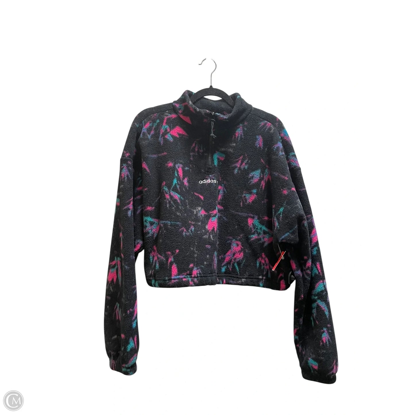 Sweatshirt Collar By Adidas In Black, Size: Xl