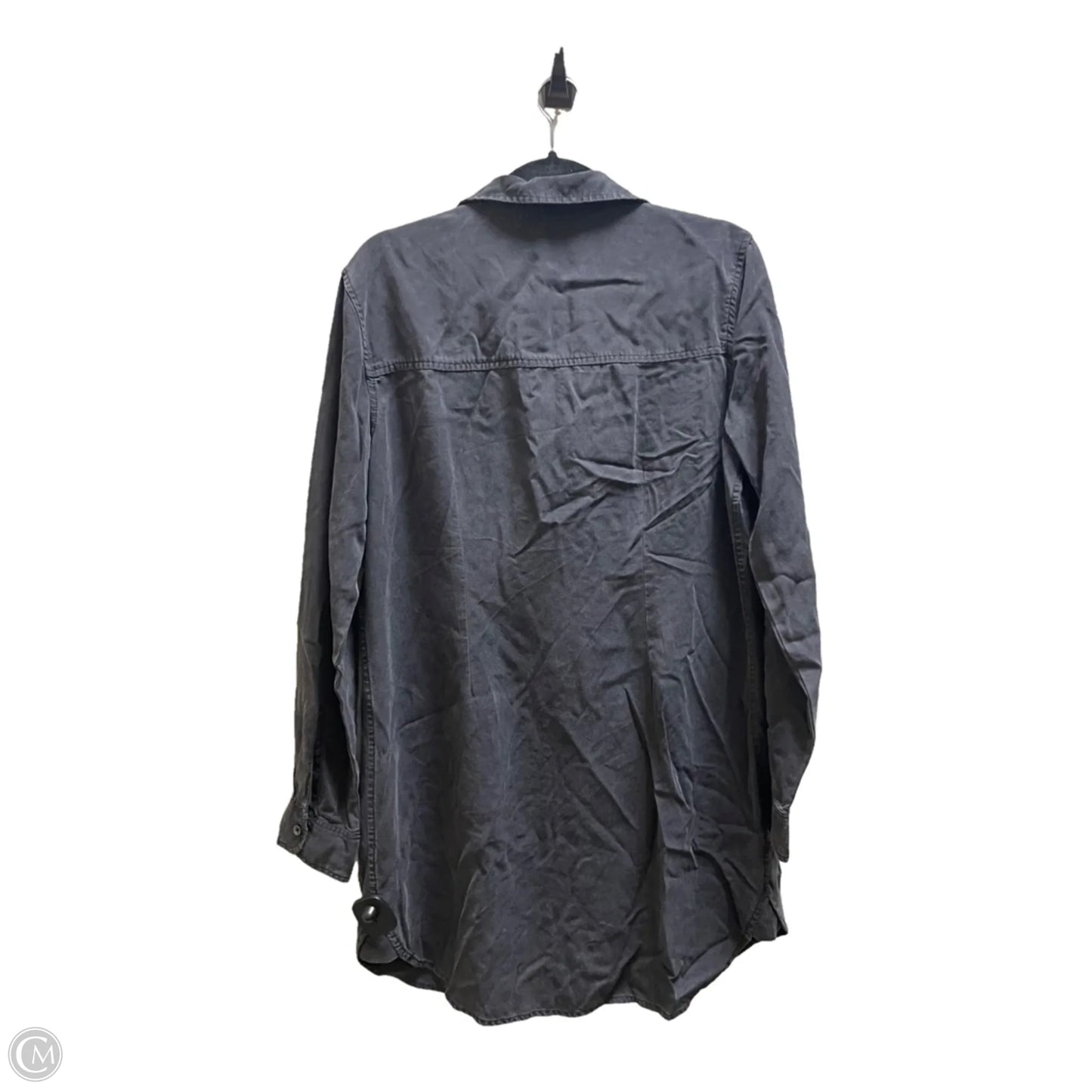 Top Long Sleeve By Athleta In Grey, Size: M