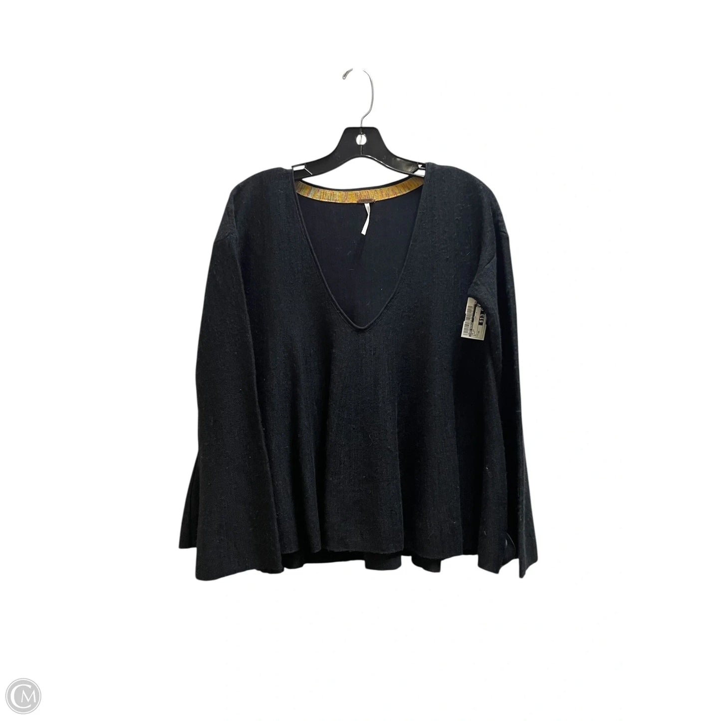 Top Long Sleeve By Free People In Black, Size: Xs