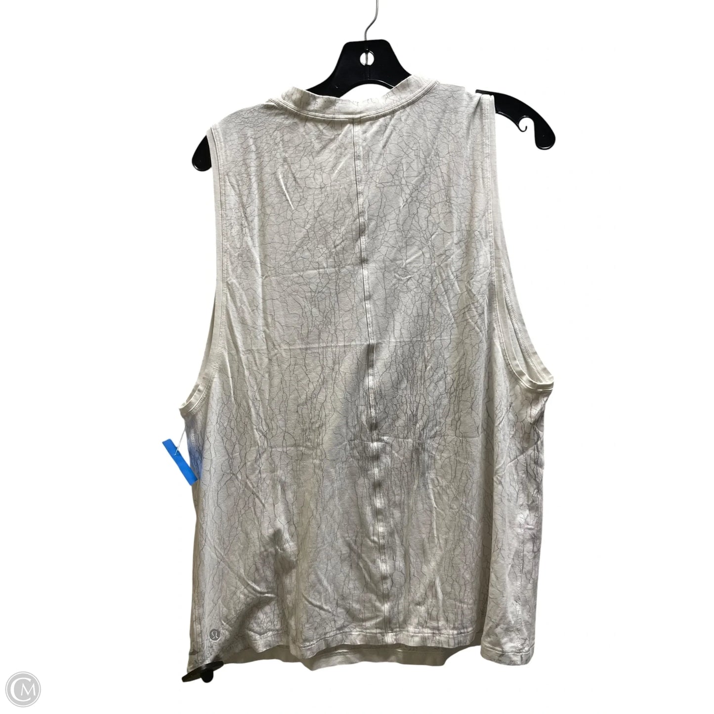 Athletic Tank Top By Lululemon In White, Size: 8