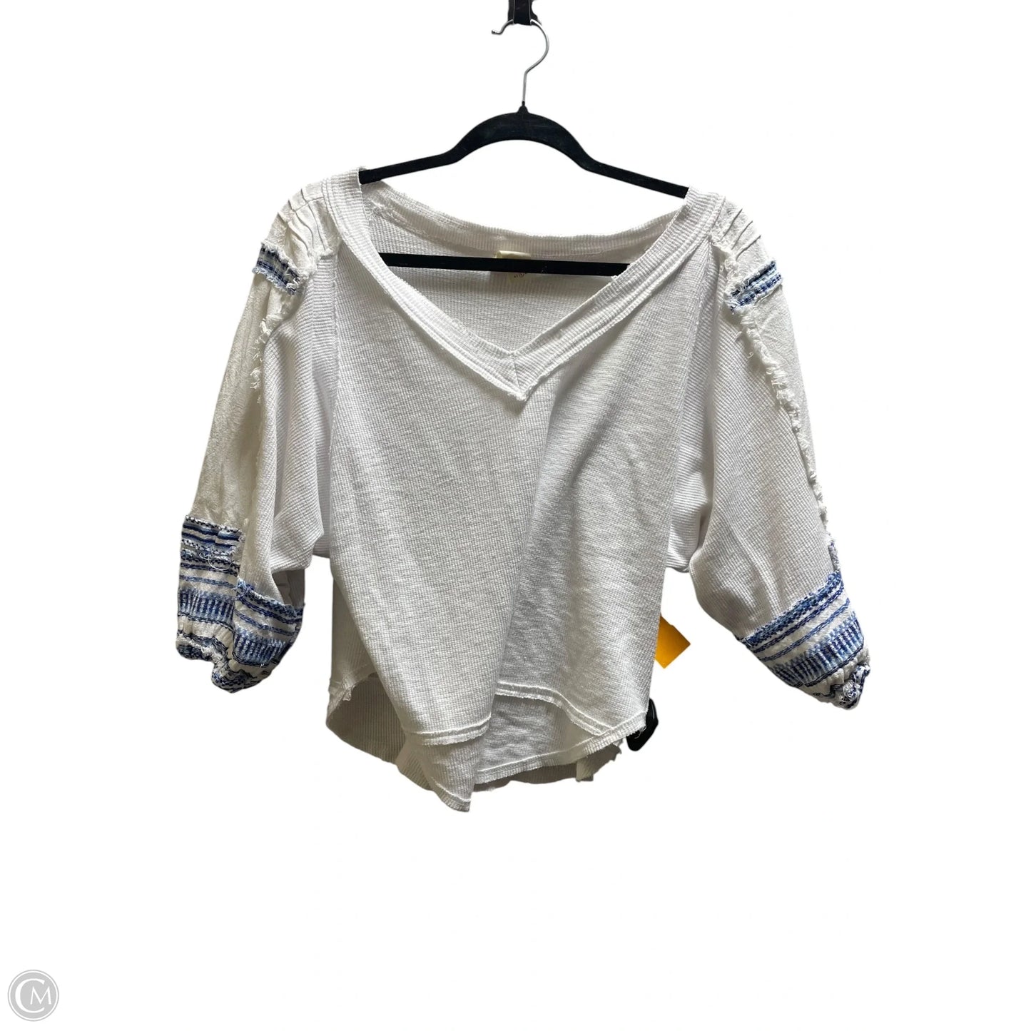 Top Short Sleeve By Free People In White, Size: S
