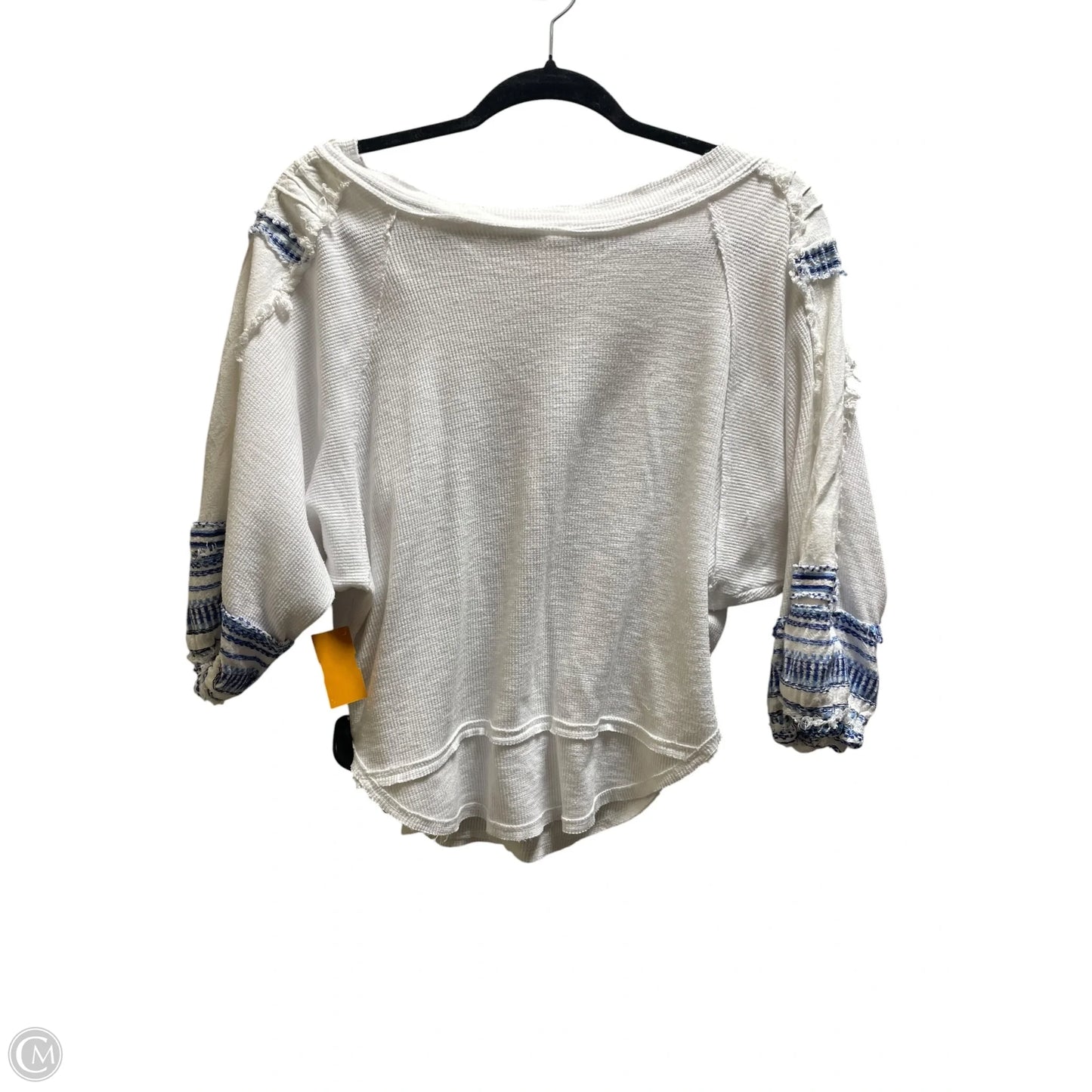 Top Short Sleeve By Free People In White, Size: S