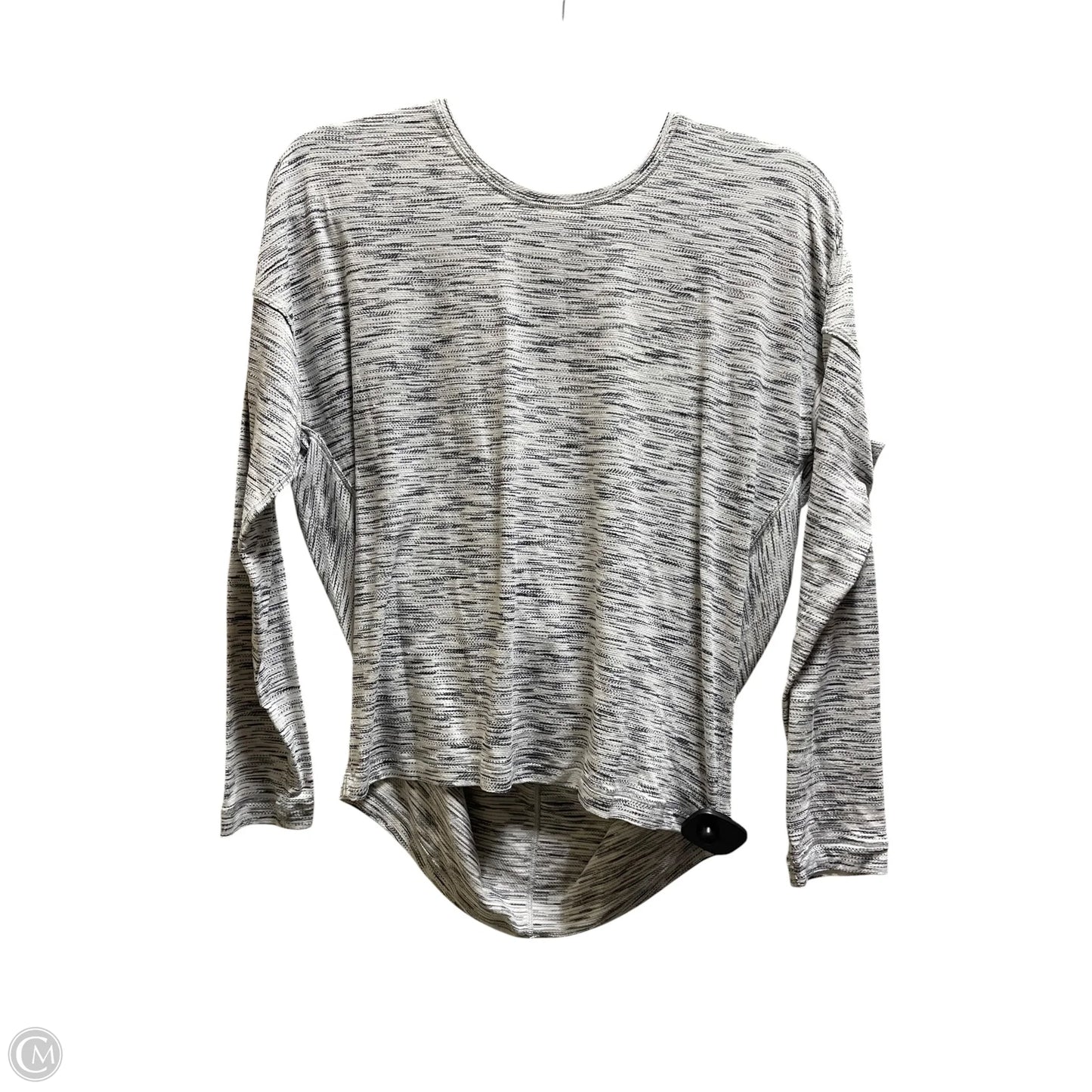 Athletic Top Long Sleeve Crewneck By Lululemon In Grey, Size: S