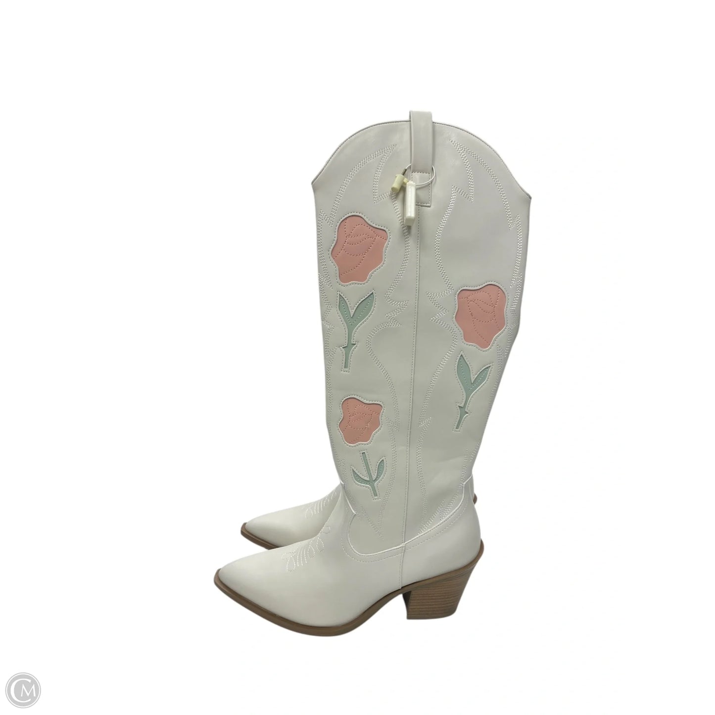 Boots Western By Universal Thread In White, Size: 10