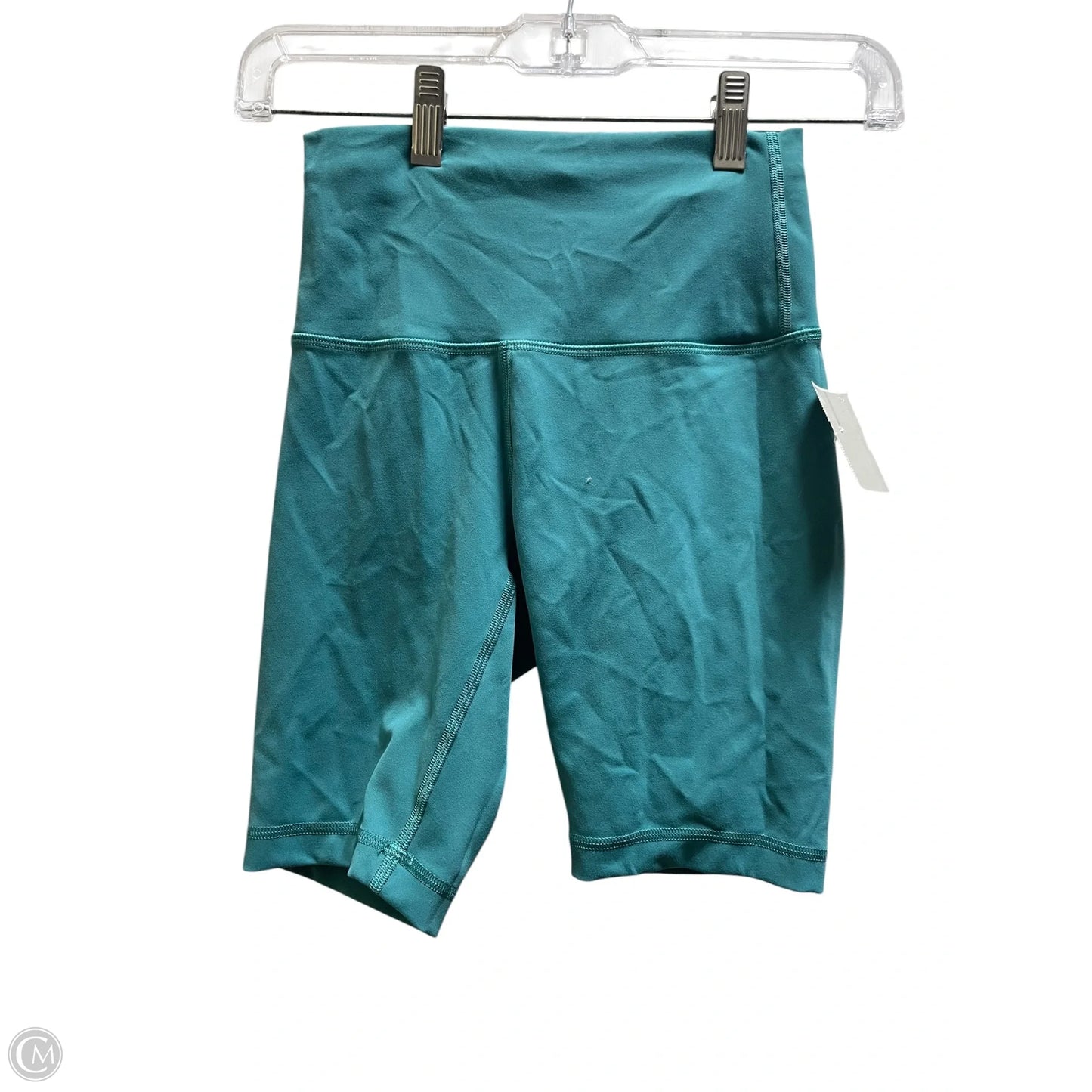 Athletic Shorts By Lululemon In Green, Size: 4