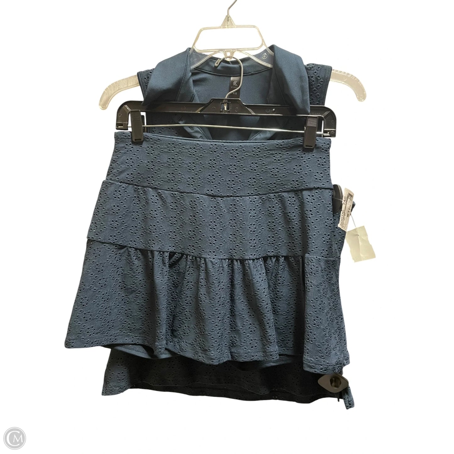 Skirt Set 2pc By Kyodan In Blue, Size: S