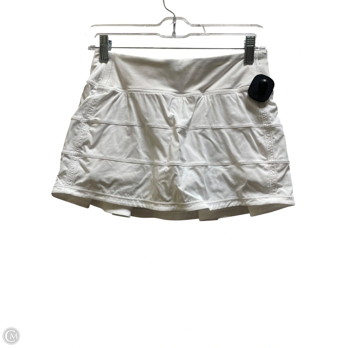 Athletic Skirt By Lululemon In White, Size: 4