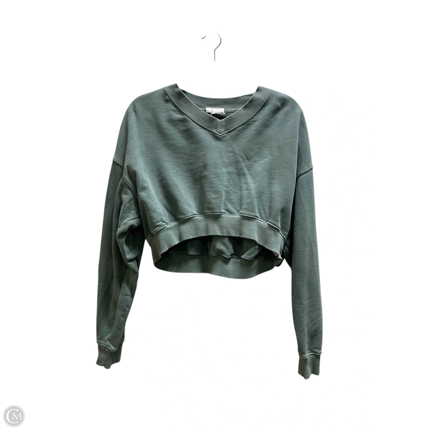 Top Long Sleeve By Aerie In Green, Size: S