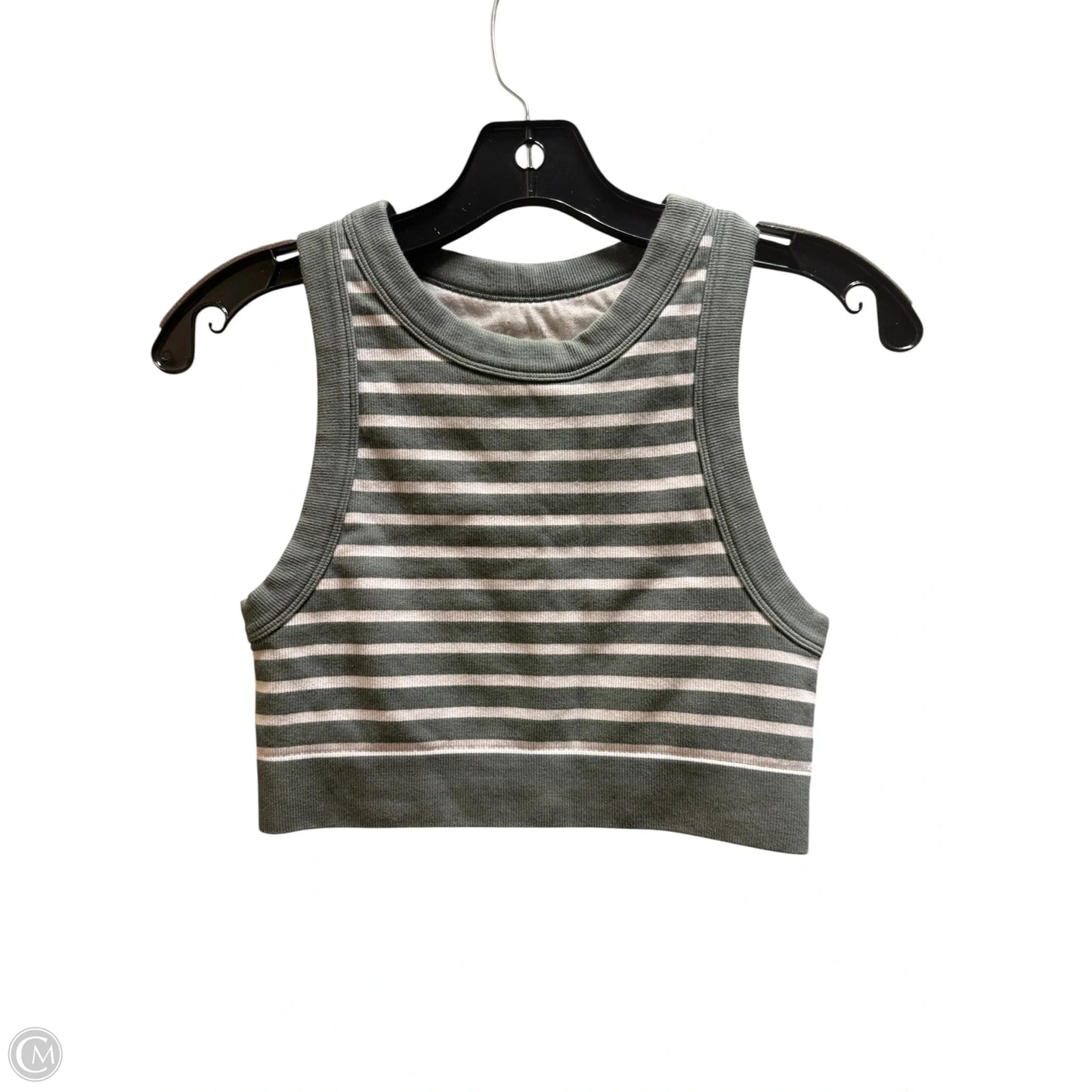 Top Sleeveless By Offline In Striped Pattern, Size: S