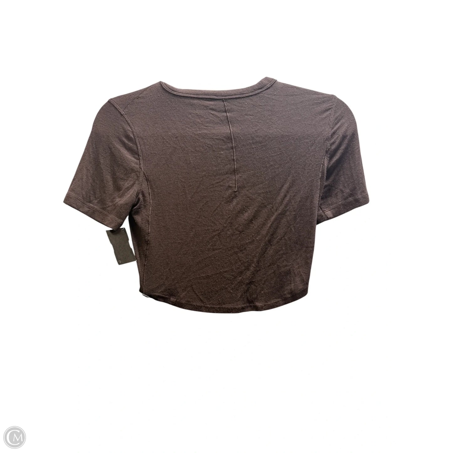 Top Short Sleeve By Lululemon In Brown, Size: 2
