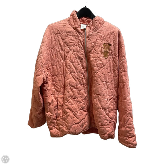 Jacket Fleece By Disney Store In Orange, Size: Xl