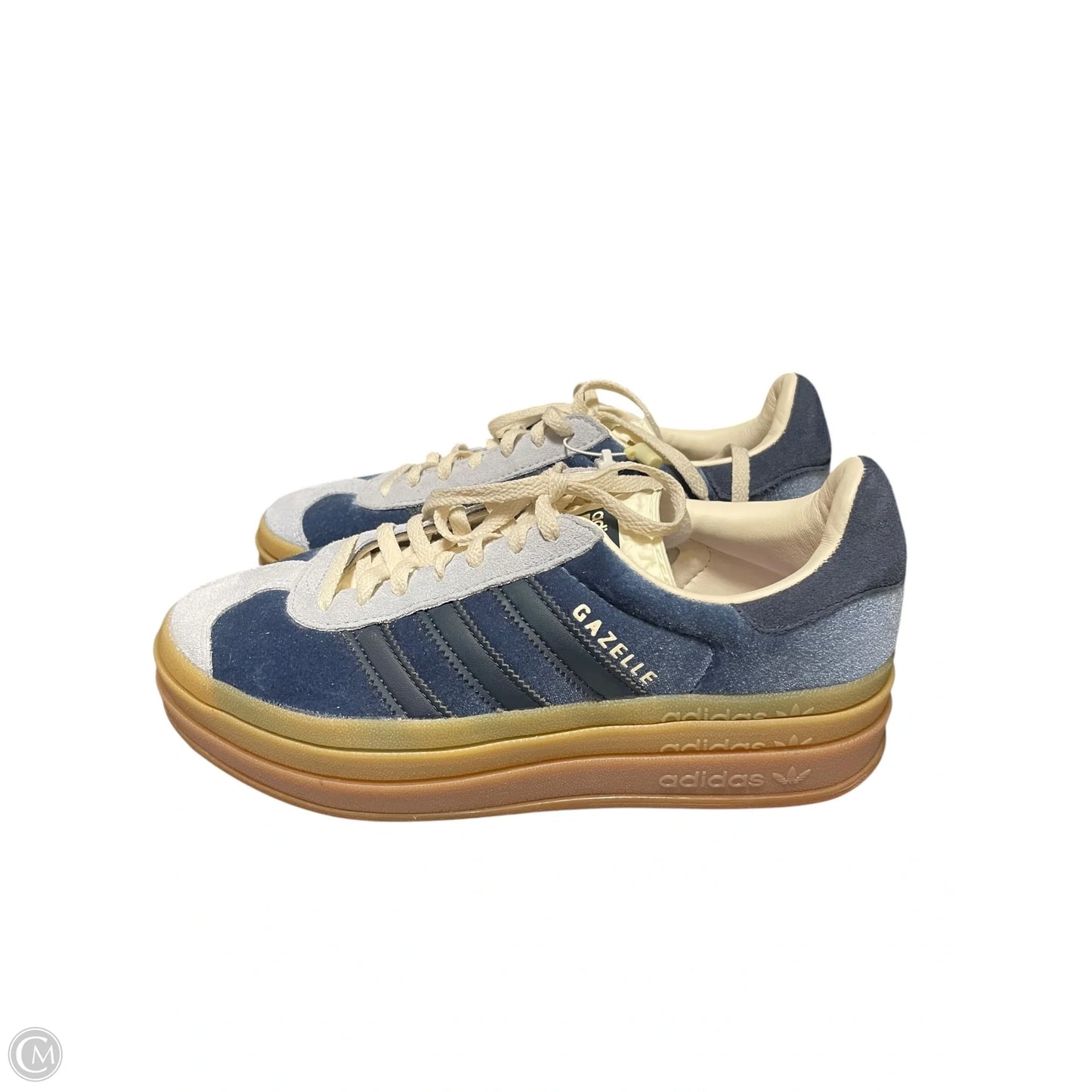 Shoes Sneakers By Adidas In Blue, Size: 8