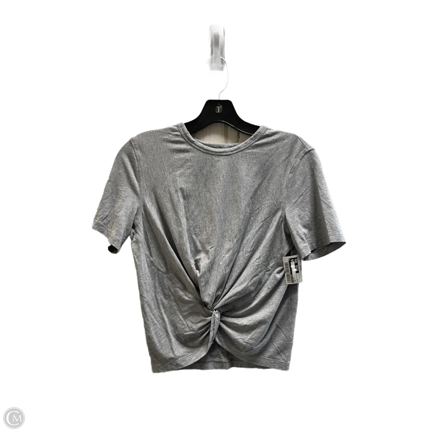 Top Short Sleeve By Lululemon In Grey