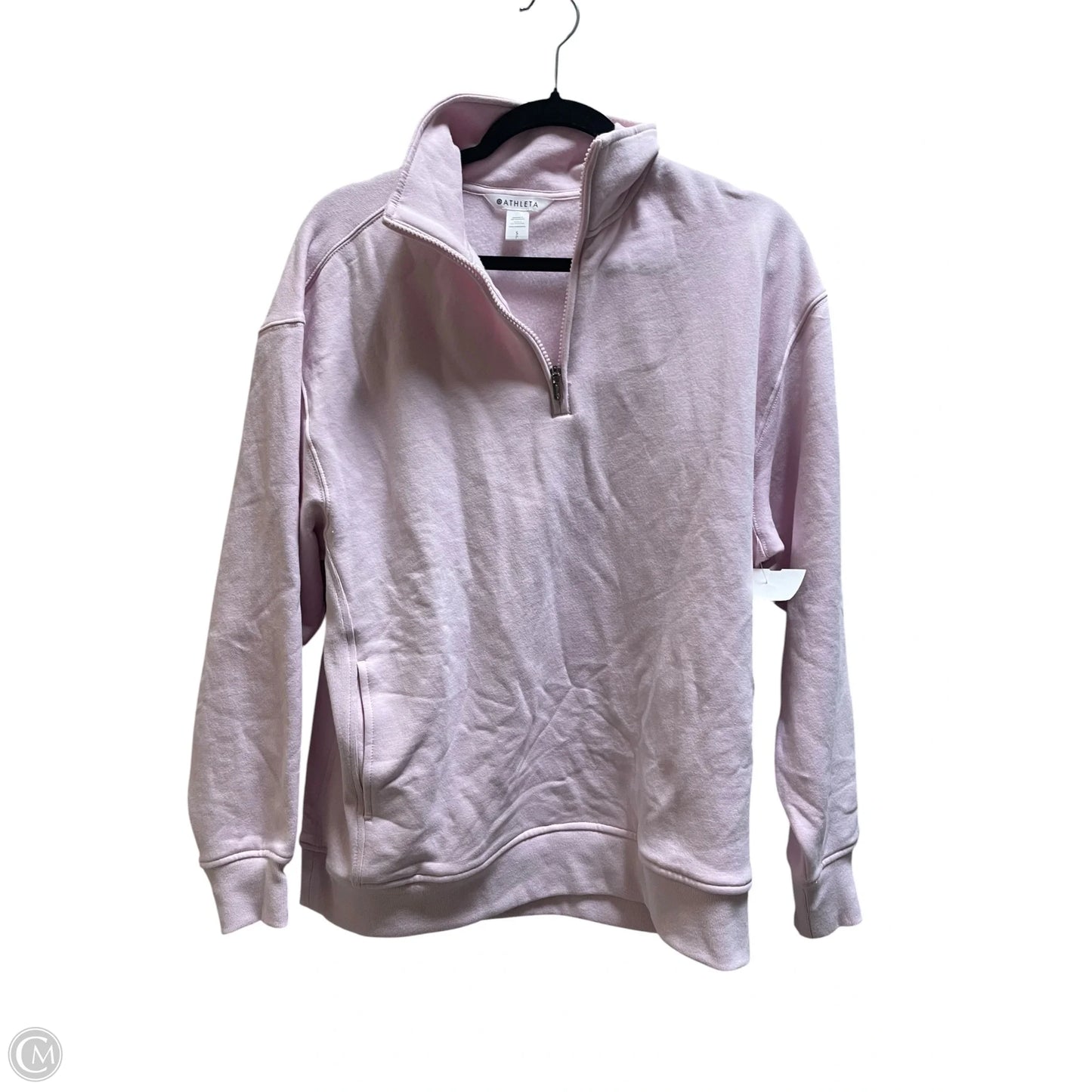 Sweatshirt Collar By Athleta In Pink, Size: S