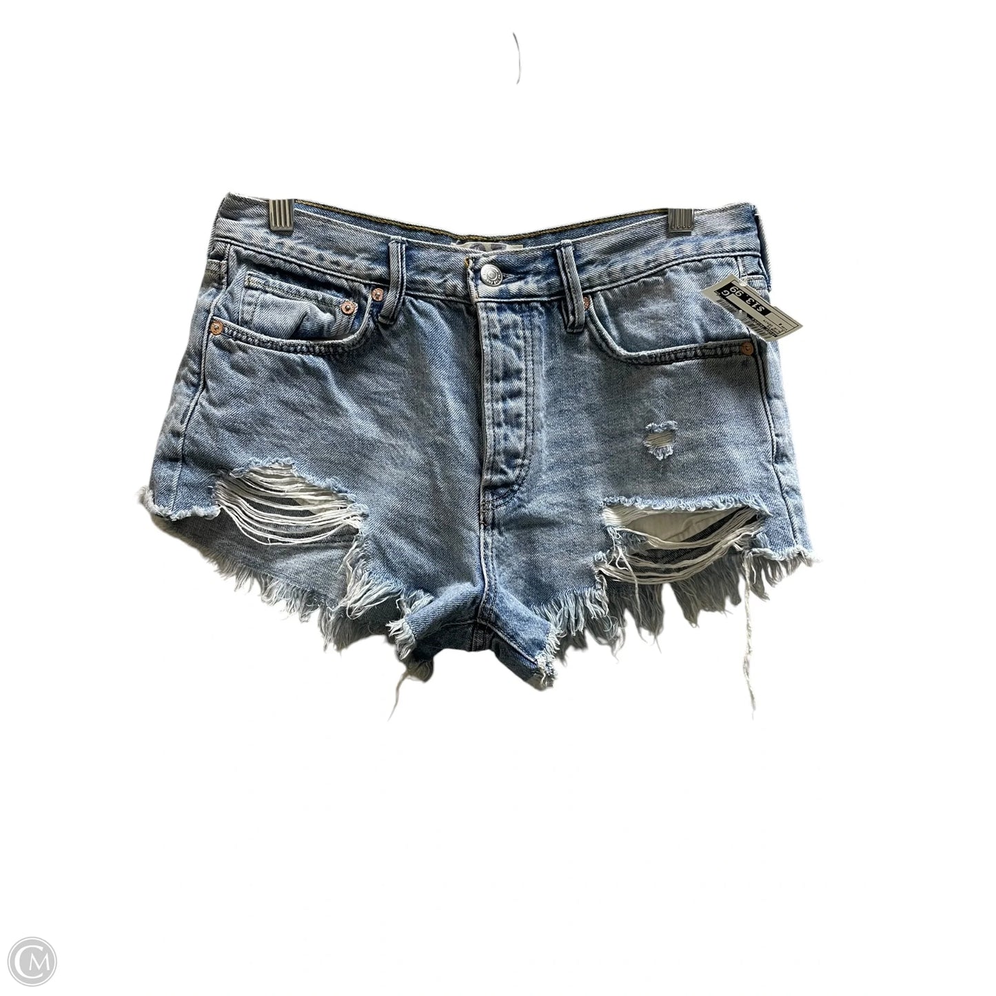 Shorts By Free People In Blue Denim, Size: 4