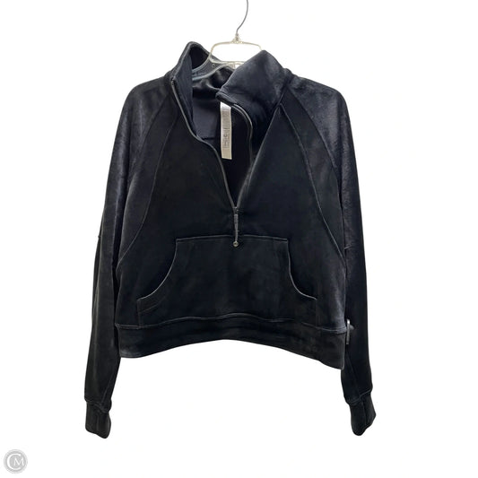 Athletic Jacket By Lululemon In Black, Size: M