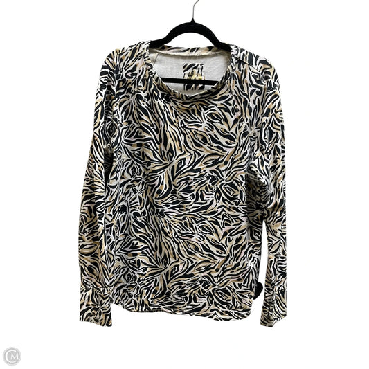 Top Long Sleeve Designer By Lilly Pulitzer In Animal Print, Size: L