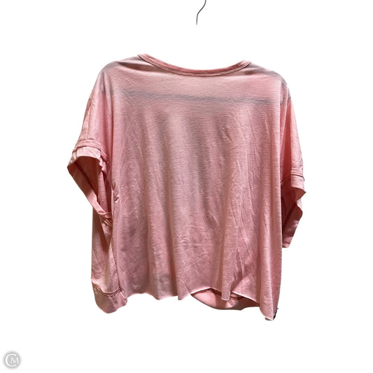 Top Short Sleeve By Clothes Mentor In Pink, Size: 2x