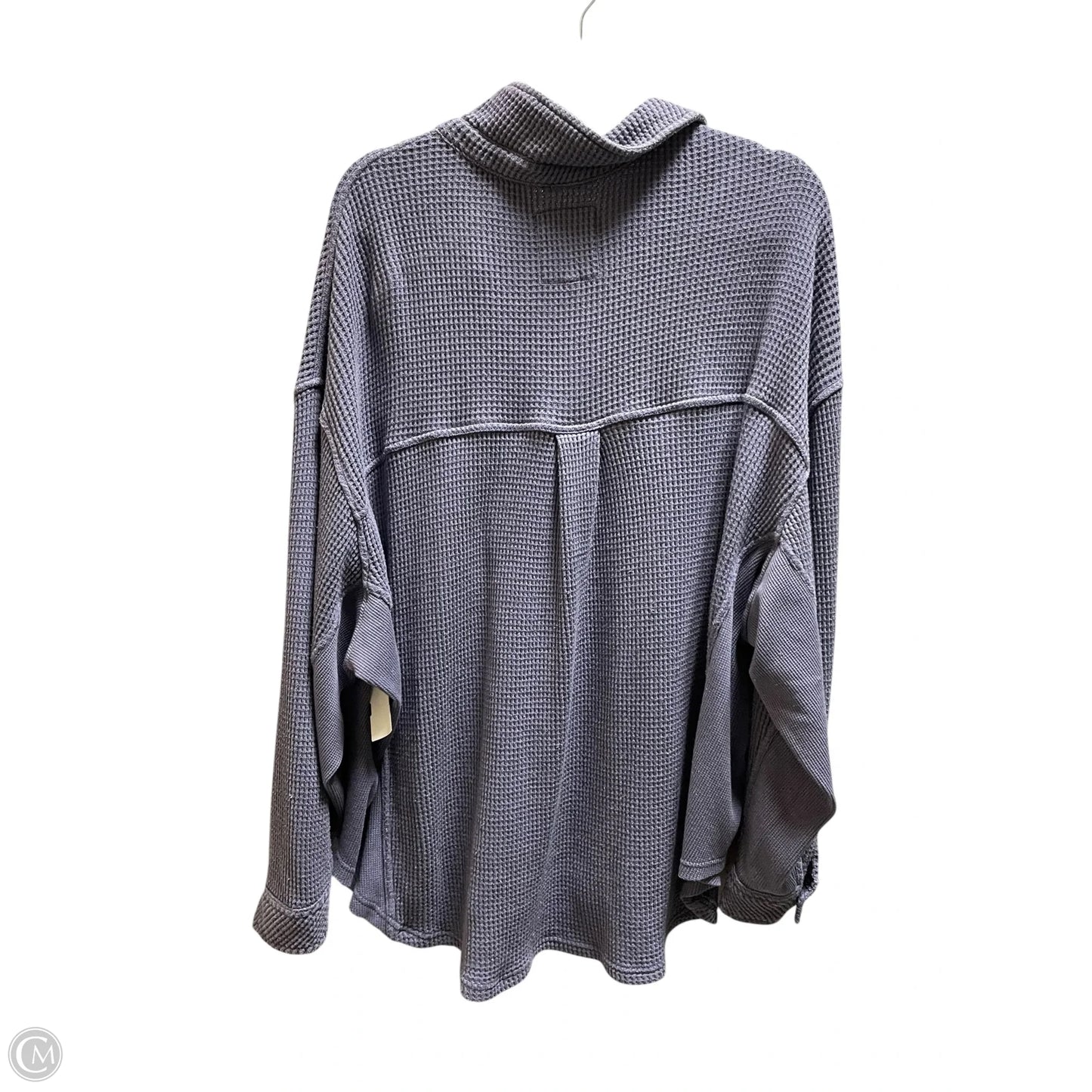 Top Long Sleeve By Aerie In Blue, Size: Xl