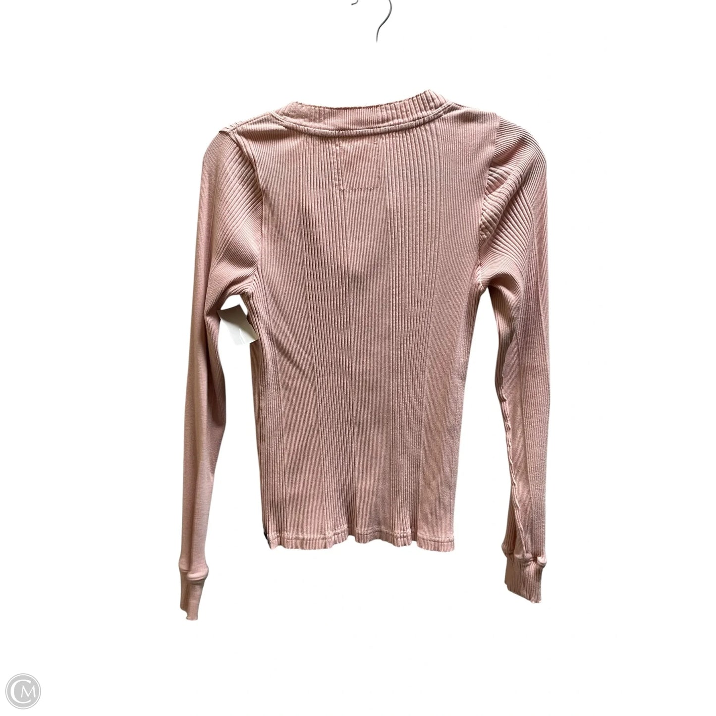 Top Long Sleeve By Aerie In Pink, Size: L