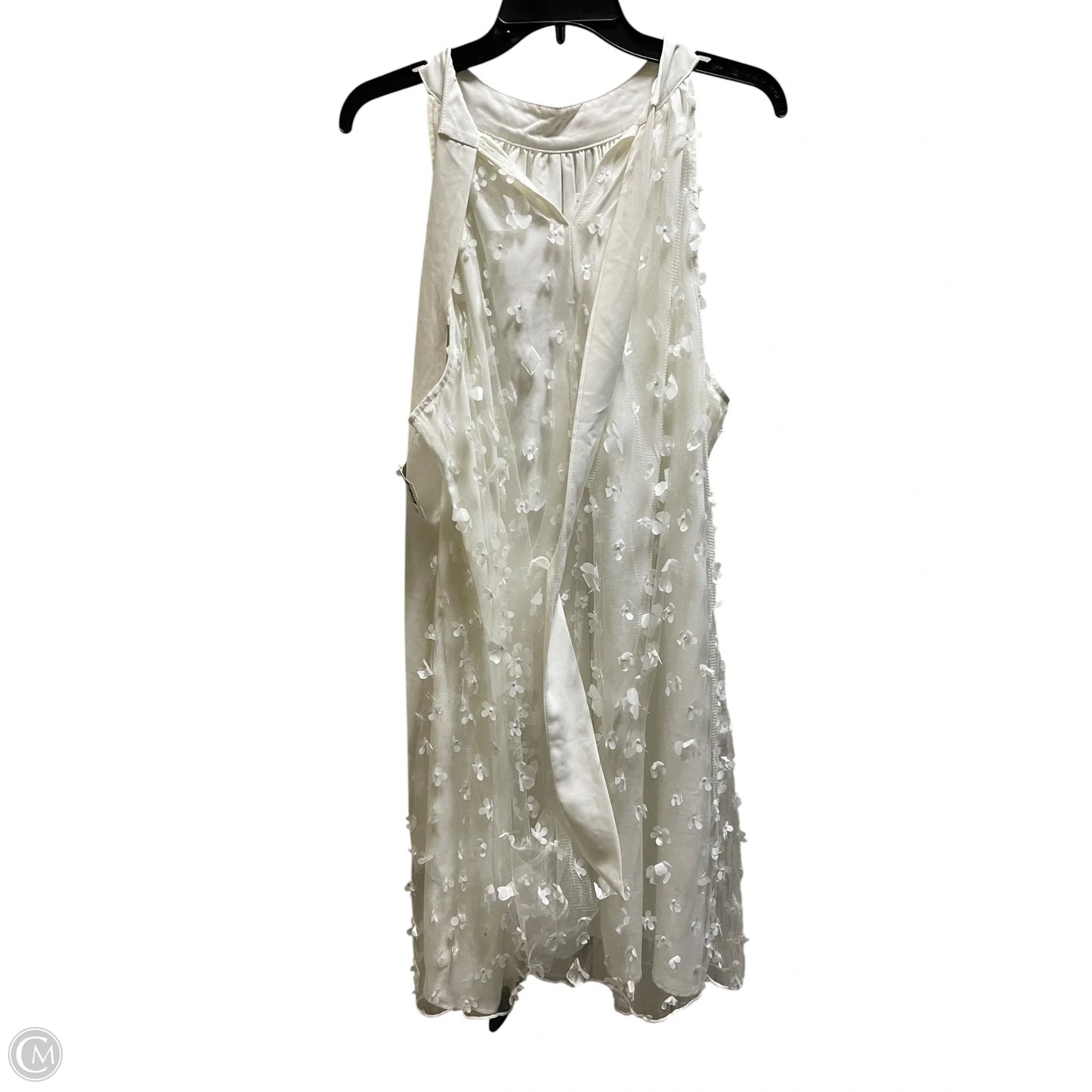 Dress Casual Midi By Clothes Mentor In White, Size: 2x