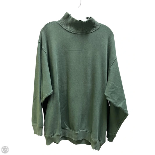 Top Long Sleeve By Aerie In Green, Size: L