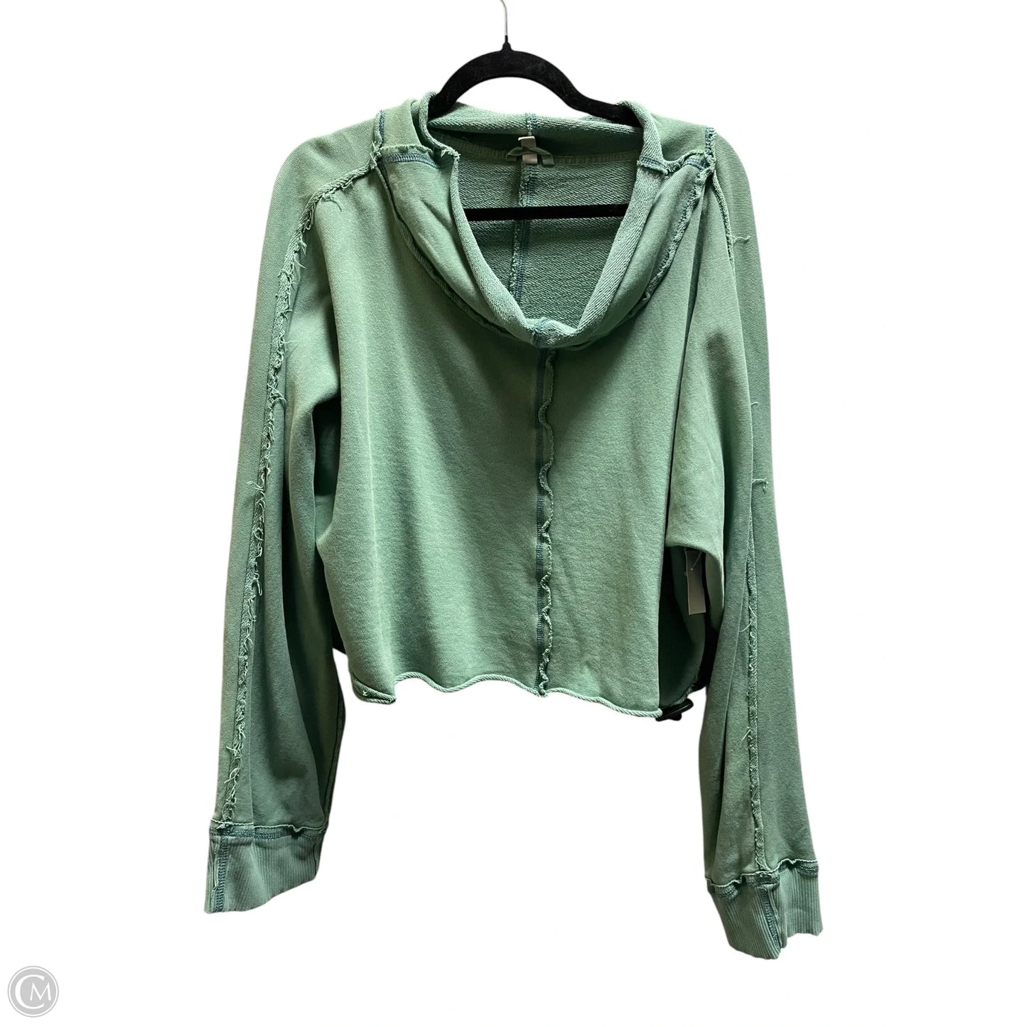 Top Long Sleeve By Free People In Green, Size: M