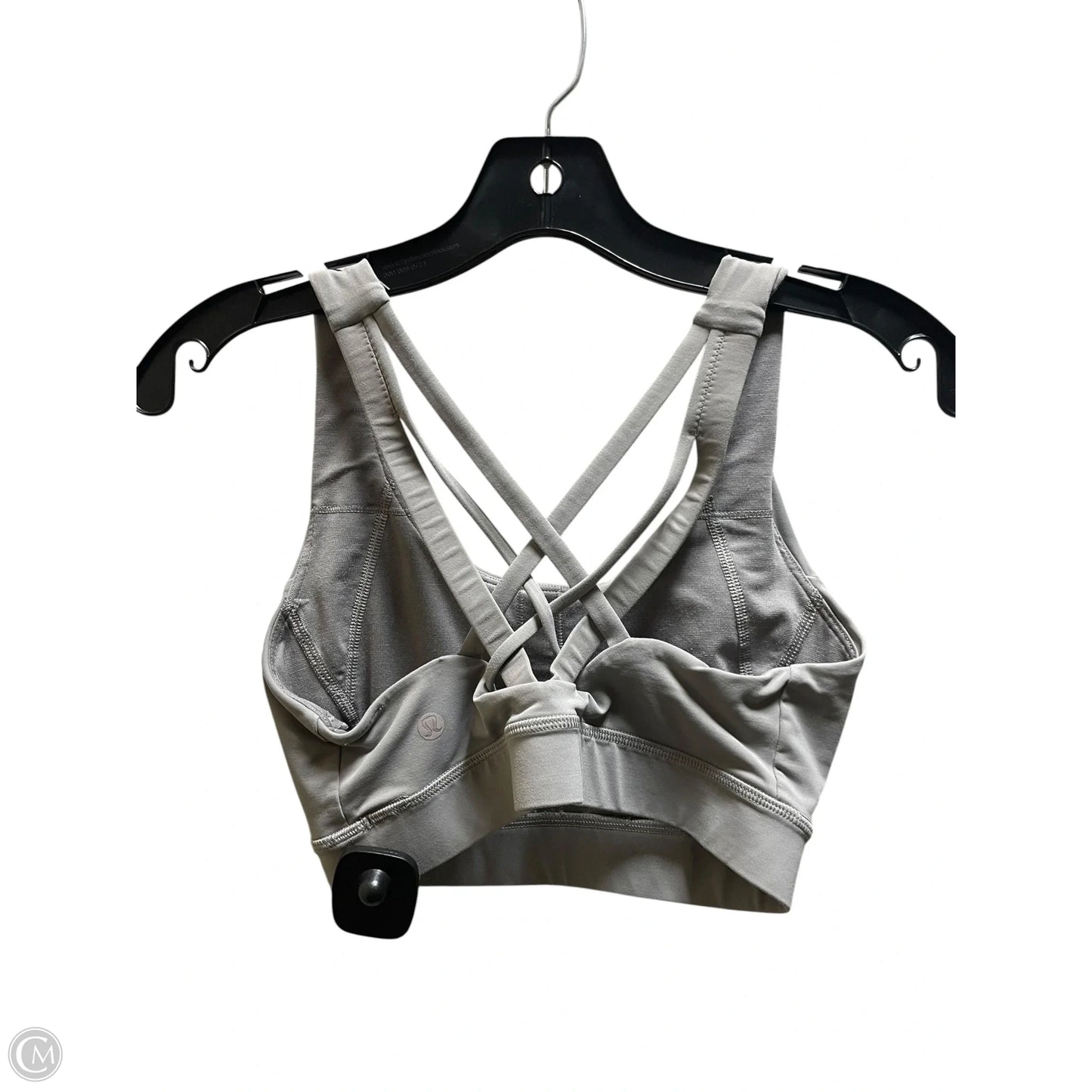 Athletic Bra By Lululemon In Grey, Size: 4