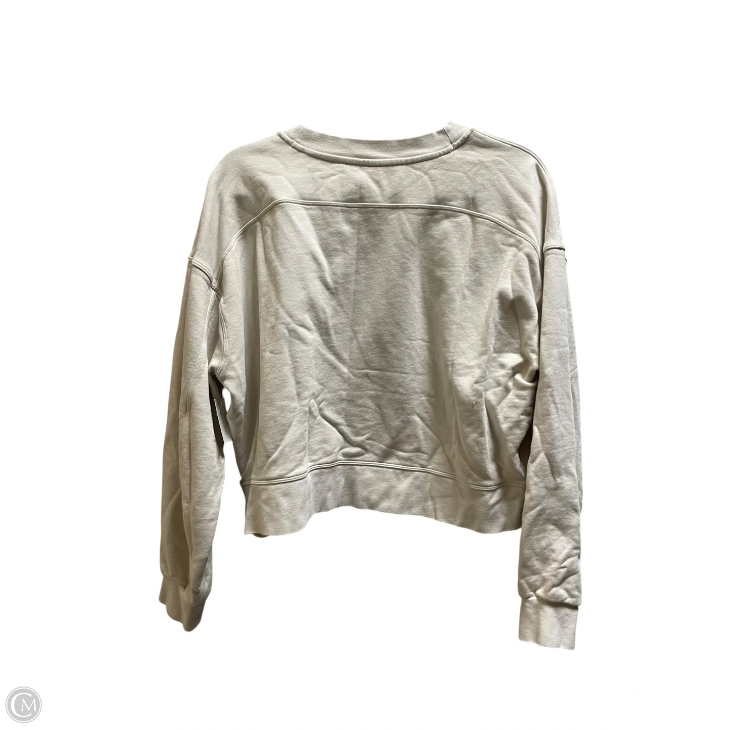 Sweatshirt Crewneck By Lululemon In White, Size: S