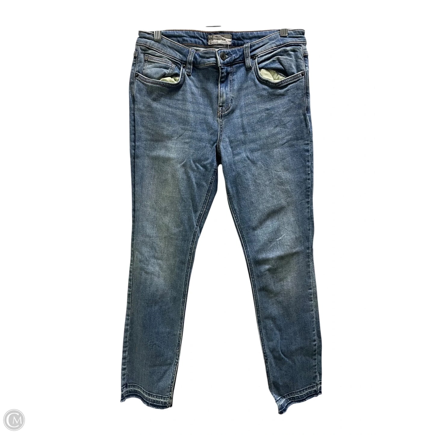 Jeans Skinny By Free People In Blue, Size: 12